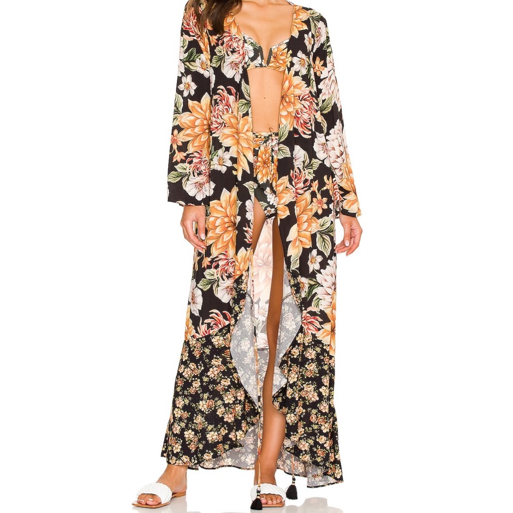 Maaji kimono and matching bikini top